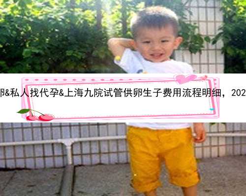 中国哪些医院可以供卵&私人找代孕&上海九院试管供卵生子费用流程明细